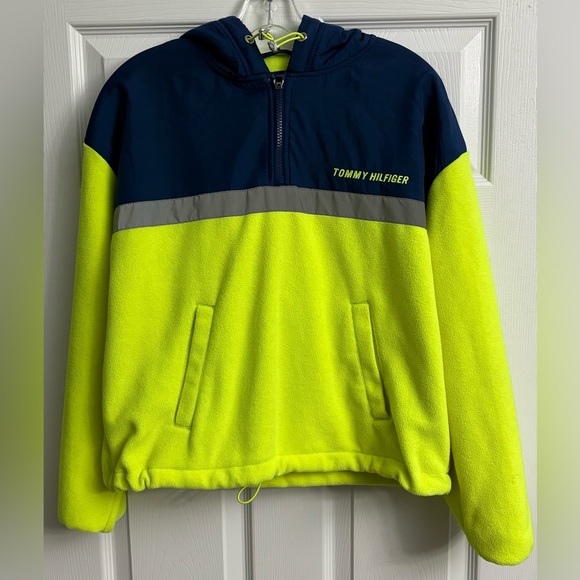 TOMMY HILFIGER SPORT WOMENS QUARTER ZIP FLEECE - Picture 1 of 5